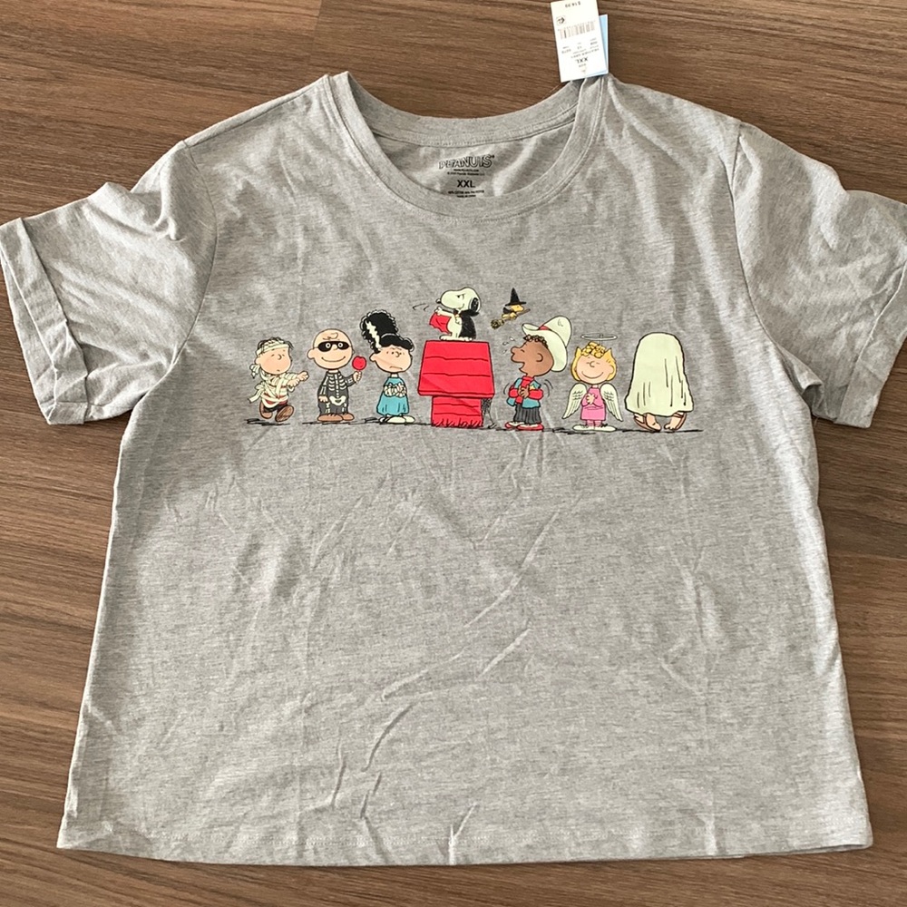 Snoopy and Friends Glow in the Dark Halloween Tee